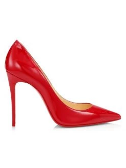 Christian Louboutin Kate 100 Patent Leather Pumps