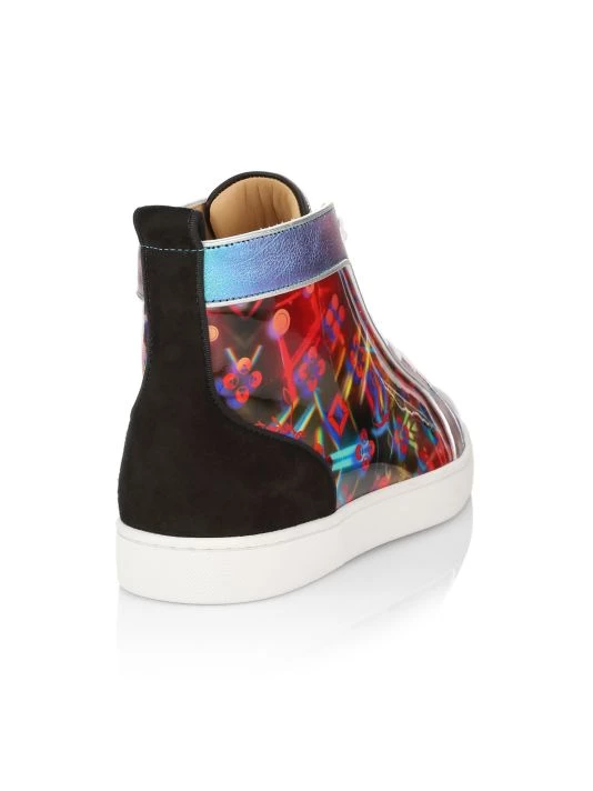 Christian Louboutin Louis Orlato Printed Leather Sneakers For Men - Image 3