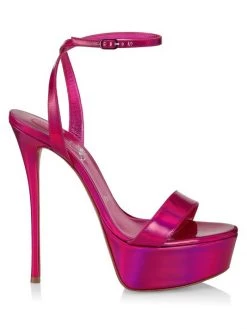 Christian Louboutin Loubi Queen 150 Leather Platform Pumps