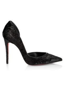 Christian Louboutin Iriza 100 Velvet Pumps