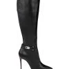 Christian Louboutin Lock Kate 100 Leather Tall Boots