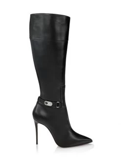 Christian Louboutin Lock Kate 100 Leather Tall Boots