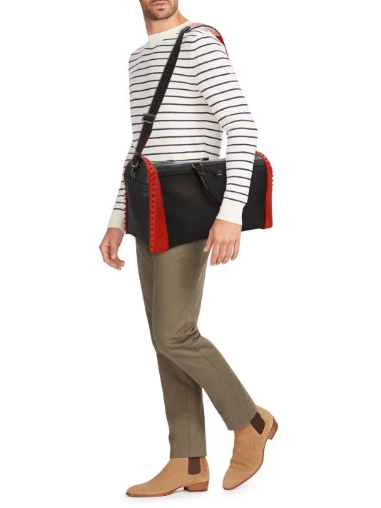 Christian Louboutin Sneakender Leather Bag For Men Bianco - Image 2