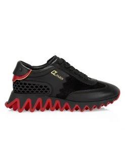 Christian Louboutin Loubishark Leather Low-Top Sneakers