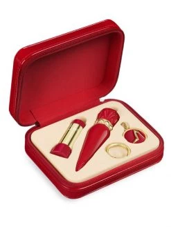 Christian Louboutin Rouge Louboutin Velvet Matte Customized Lipstick Case & Refill Set