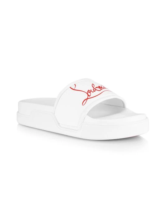 Christian Louboutin Logo Pool Slide Sandals For Men - Image 2