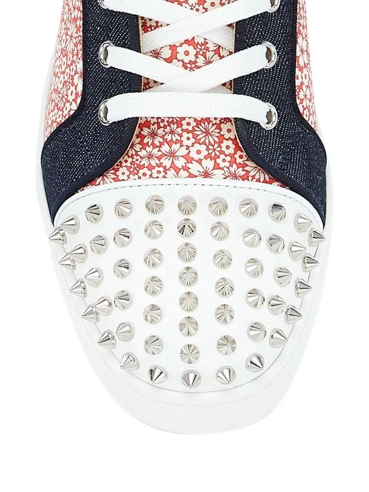 Christian Louboutin Lou Spiked Orlato Sneakers For Men - Image 4
